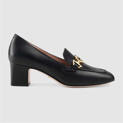 gucci zumi loafer pump|gucci suede loafers.